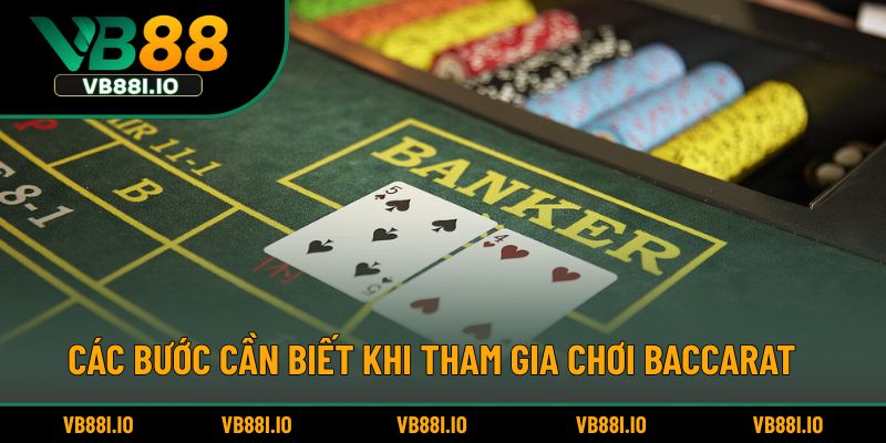 Các bước cần biết khi tham gia chơi baccarat