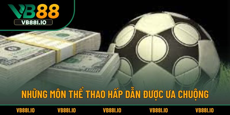 Những môn thể thao hấp dẫn được ưa chuộng