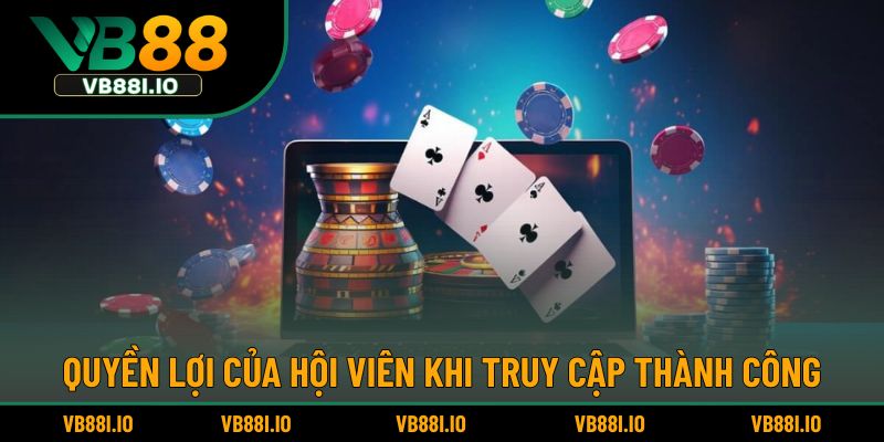 Đăng Nhập VB88 2 Quyền lợi khi sử dụng dịch vụ